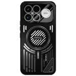 ABEEL For Xiaomi Poco F8 Ultra / Redmi K90 Pro Max 5G Magnetic Case Aluminium Alloy + PC + TPU Hollow Heat Dissipation Phone Cover