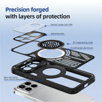 ABEEL For Xiaomi Poco F8 Ultra / Redmi K90 Pro Max 5G Magnetic Case Aluminium Alloy + PC + TPU Hollow Heat Dissipation Phone Cover