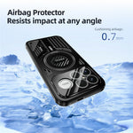 ABEEL For Xiaomi Poco F8 Ultra / Redmi K90 Pro Max 5G Magnetic Case Aluminium Alloy + PC + TPU Hollow Heat Dissipation Phone Cover