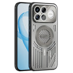 ABEEL For Xiaomi Poco F8 Ultra / Redmi K90 Pro Max 5G Magnetic Case Aluminium Alloy + PC + TPU Hollow Heat Dissipation Phone Cover