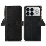 For Xiaomi Poco F8 Ultra / Redmi K90 Pro Max 5G Case RFID Blocking Genuine Cow Leather Phone Cover Litchi Texture