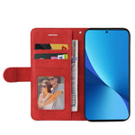 Xiaomi 12 Lite 5G Läderfodral Plånboksfodral Färgskarvning mobilfodral