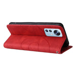 For Xiaomi 12 Lite 5G Leather Case Wallet Stand Color Splicing Phone Cover