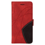 For Xiaomi 12 Lite 5G Leather Case Wallet Stand Color Splicing Phone Cover