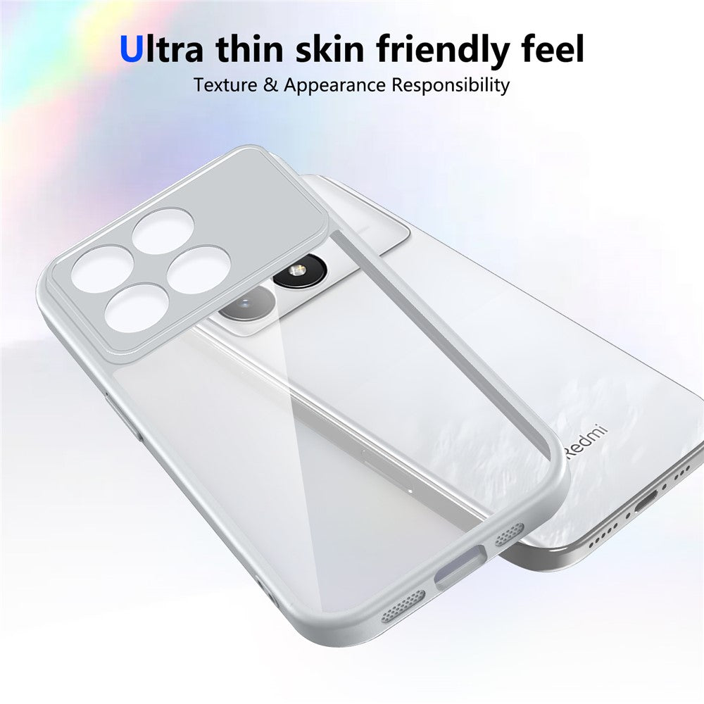 Xiaomi Poco F8 Pro 5G / Redmi K90 5G Skal Matt Skin Touch Klar PC + TPU Stötsäkert mobilskal