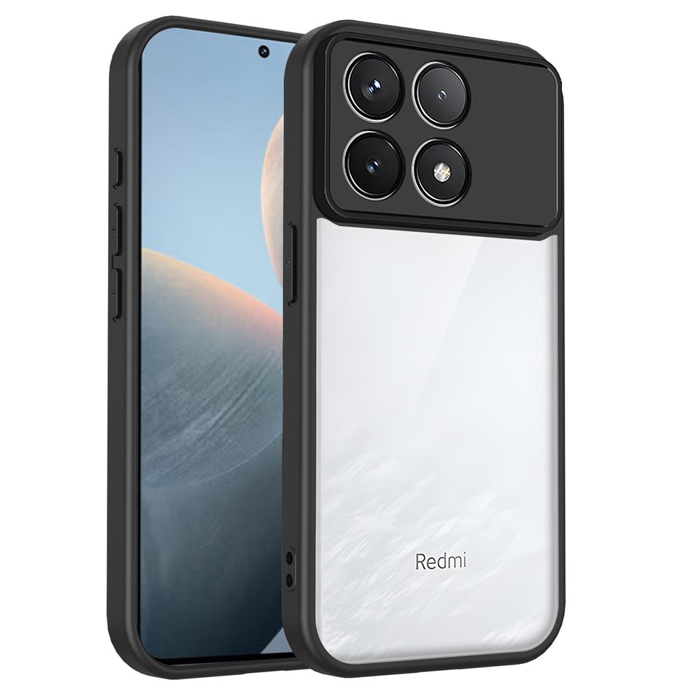 Xiaomi Poco F8 Pro 5G / Redmi K90 5G Skal Matt Skin Touch Klar PC + TPU Stötsäkert mobilskal