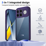 For Xiaomi Poco F8 Ultra / Redmi K90 Pro Max 5G Case Matte Skin Touch Clear PC + TPU Shockproof Phone Back Cover