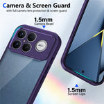 For Xiaomi Poco F8 Ultra / Redmi K90 Pro Max 5G Case Matte Skin Touch Clear PC + TPU Shockproof Phone Back Cover