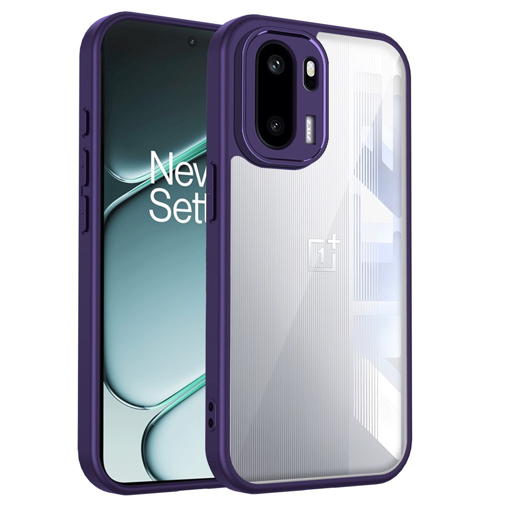 Matte Case for OnePlus Ace 6 5G / Ace 6T 5G / 15R 5G Skin Touch Clear PC + TPU Shockproof Phone Back Cover