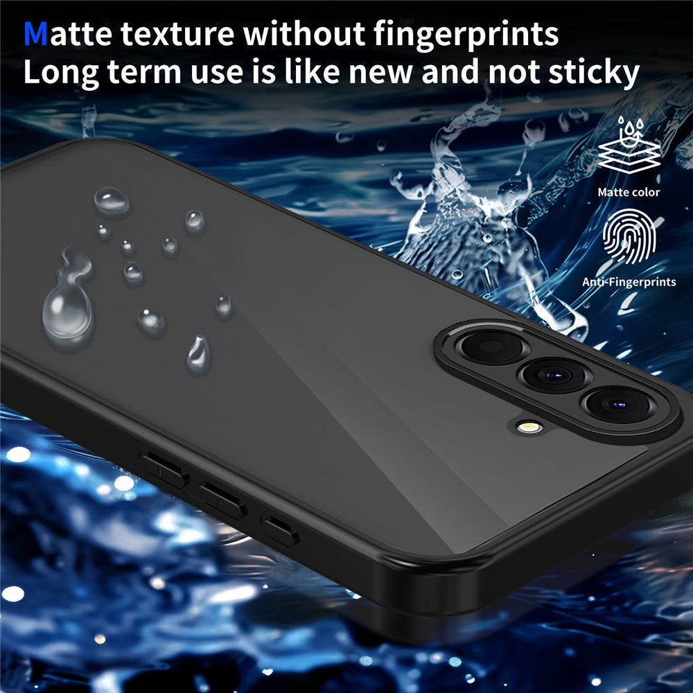 For Samsung Galaxy A37 5G Case Skin Touch Matte PC + TPU Anti-Drop Phone Cover