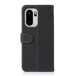 KHAZNEH-skal till OnePlus 15R 5G / Ace 6 5G / Ace 6T 5G - Flipfodral i äkta nötskinn
