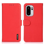 KHAZNEH-skal till OnePlus 15R 5G / Ace 6 5G / Ace 6T 5G - Flipfodral i äkta nötskinn