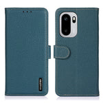 KHAZNEH-skal till OnePlus 15R 5G / Ace 6 5G / Ace 6T 5G - Flipfodral i äkta nötskinn