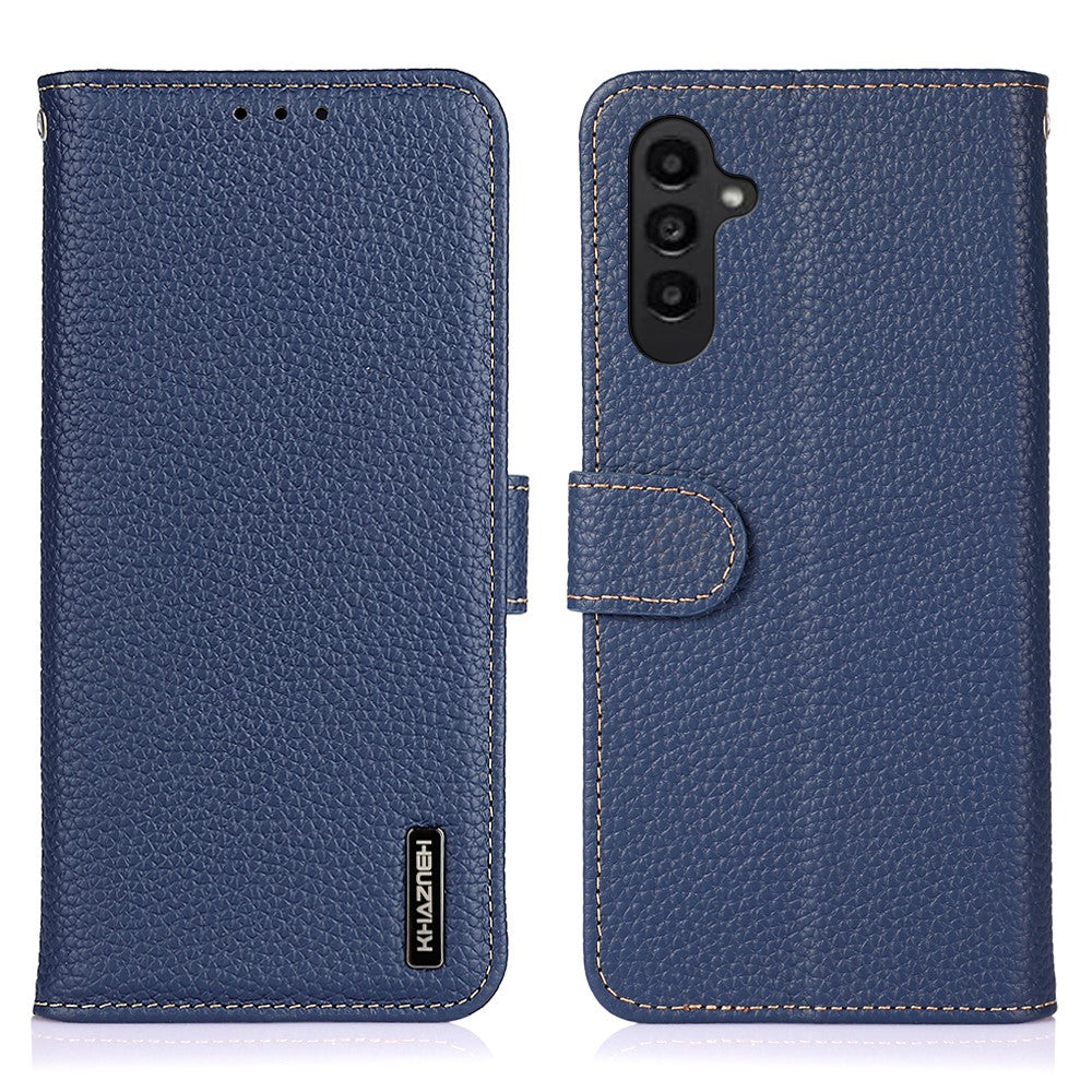 KHAZNEH Skal till Samsung Galaxy A57 5G – Äkta Läder – Flipfodral