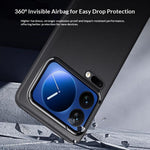 For Xiaomi 17 Pro Max Case Slim TPU+PC+PU Leather Phone Back Cover (2nd Gen)