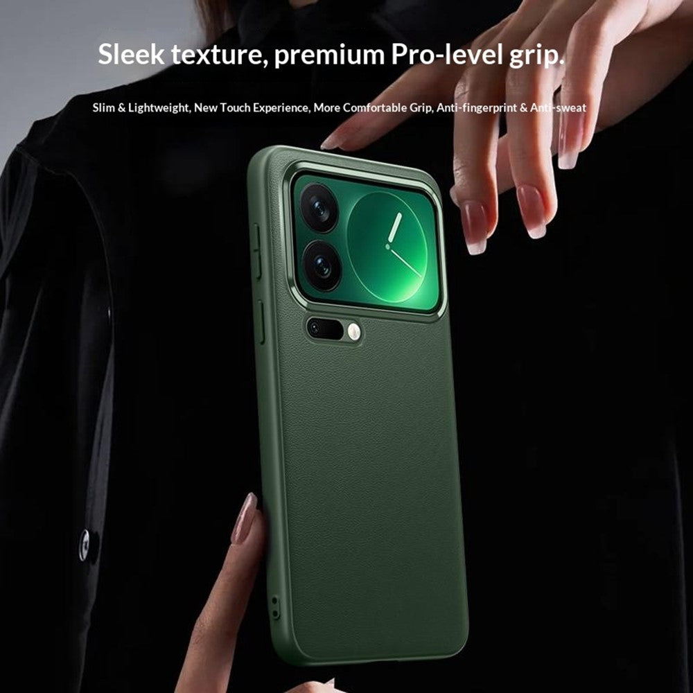 For Xiaomi 17 Pro Max Case Slim TPU+PC+PU Leather Phone Back Cover (2nd Gen)