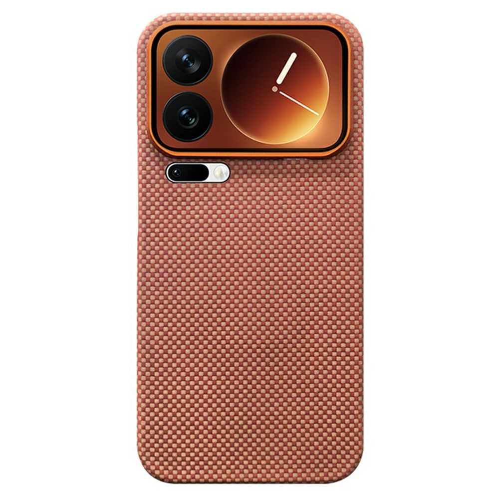 For Xiaomi 17 Pro Magnetic Case Aramid Fiber Phone Cover with Metal Lens Frame