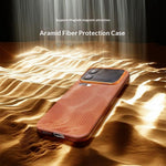 For Xiaomi 17 Pro Magnetic Case Aramid Fiber Phone Cover with Metal Lens Frame