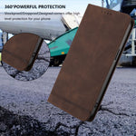 For Honor 500 5G Case RINACASIS RC23 RFID Blocking Wallet Stand PU Leather Phone Cover