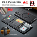 MAGKING K2 Series For Samsung Galaxy S26+ Magnetic Case PC + TPU + PU Phone Cover with RFID Blocking Wallet