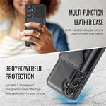 MAGKING K2 Series For Samsung Galaxy S26+ Magnetic Case PC + TPU + PU Phone Cover with RFID Blocking Wallet