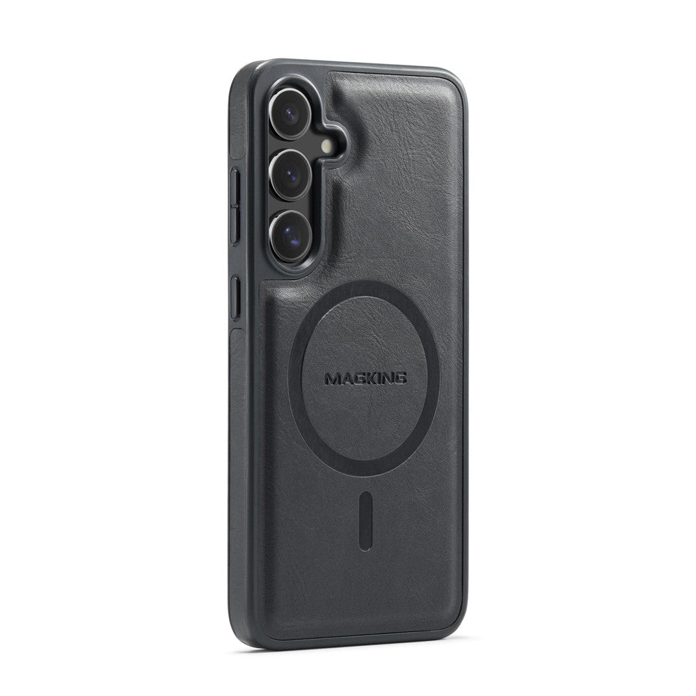 MAGGING K2-serien för Samsung Galaxy S26+ magnetiskt skal PC + TPU + PU mobilskal med RFID-blockerande plånbok