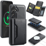 MAGGING K2-serien för Samsung Galaxy S26+ magnetiskt skal PC + TPU + PU mobilskal med RFID-blockerande plånbok