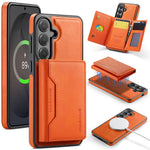 MAGGING K2-serien för Samsung Galaxy S26+ magnetiskt skal PC + TPU + PU mobilskal med RFID-blockerande plånbok