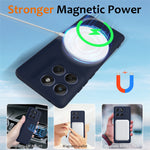 For Motorola Edge 70 5G Magnetic Case Anti-Drop Liquid Silicone Phone Cover with Lanyard