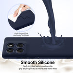 For Motorola Edge 70 5G Magnetic Case Anti-Drop Liquid Silicone Phone Cover with Lanyard
