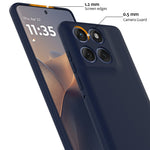 For Motorola Edge 70 5G Magnetic Case Anti-Drop Liquid Silicone Phone Cover with Lanyard