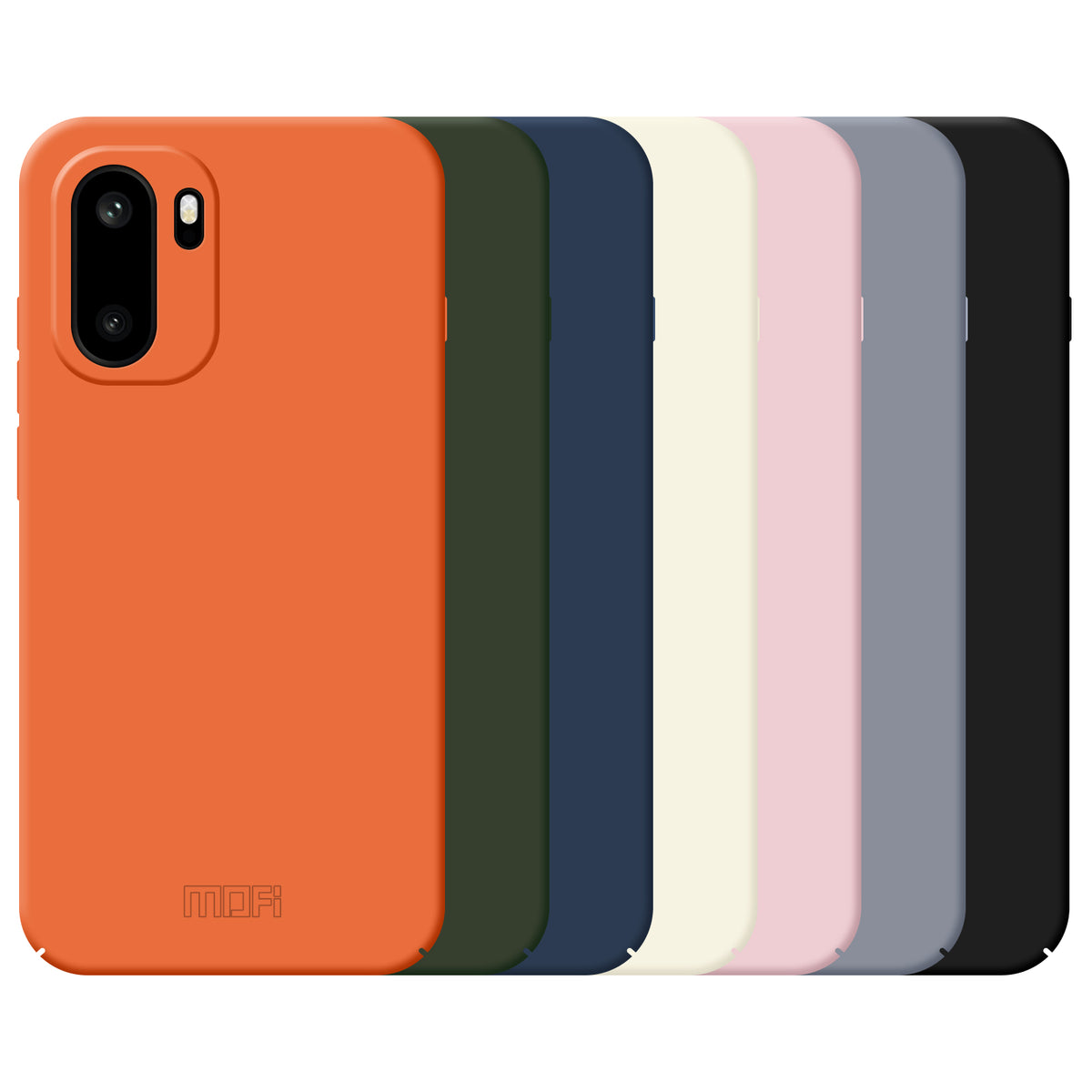 MOFI För OnePlus 15R 5G / Ace 6T 5G / Ace 6 5G mobilskal JK Qin-serien Skin-Touch Matt Anti-fingeravtryck Baksida