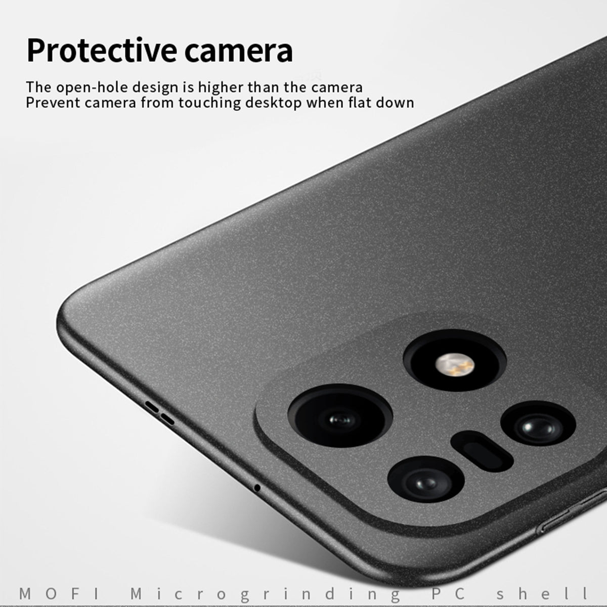 MOFI PC-skal för OnePlus 15 5G – Shield Matte Series – Slim Fit – mobilskal