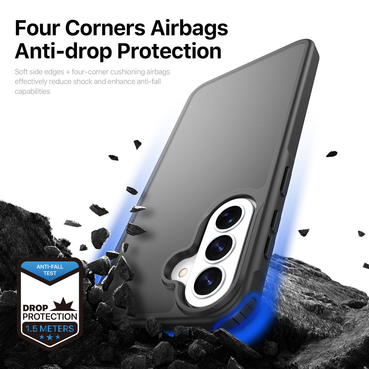 DUX DUCIS For Samsung Galaxy A57 5G Case  Yind Series Matte Anti-fingerprint TPU+PC Phone Back Cover