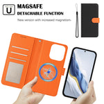 For Honor 400 Lite 5G Leather Case Detachable Wallet Magnetic Phone Cover with Hand Strap