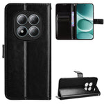 For Xiaomi Redmi Note 15 Pro 4G (Global) PU Leather Case with Strap Crazy Horse Texture Phone Wallet Cover