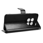 For Xiaomi Redmi Note 15 Pro 4G (Global) PU Leather Case with Strap Crazy Horse Texture Phone Wallet Cover