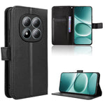 For Xiaomi Redmi Note 15 Pro 4G (Global) Leather Wallet Case with Strap Diamond Texture Phone Cover
