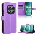 For Xiaomi Redmi Note 15 Pro 4G (Global) Leather Wallet Case with Strap Diamond Texture Phone Cover