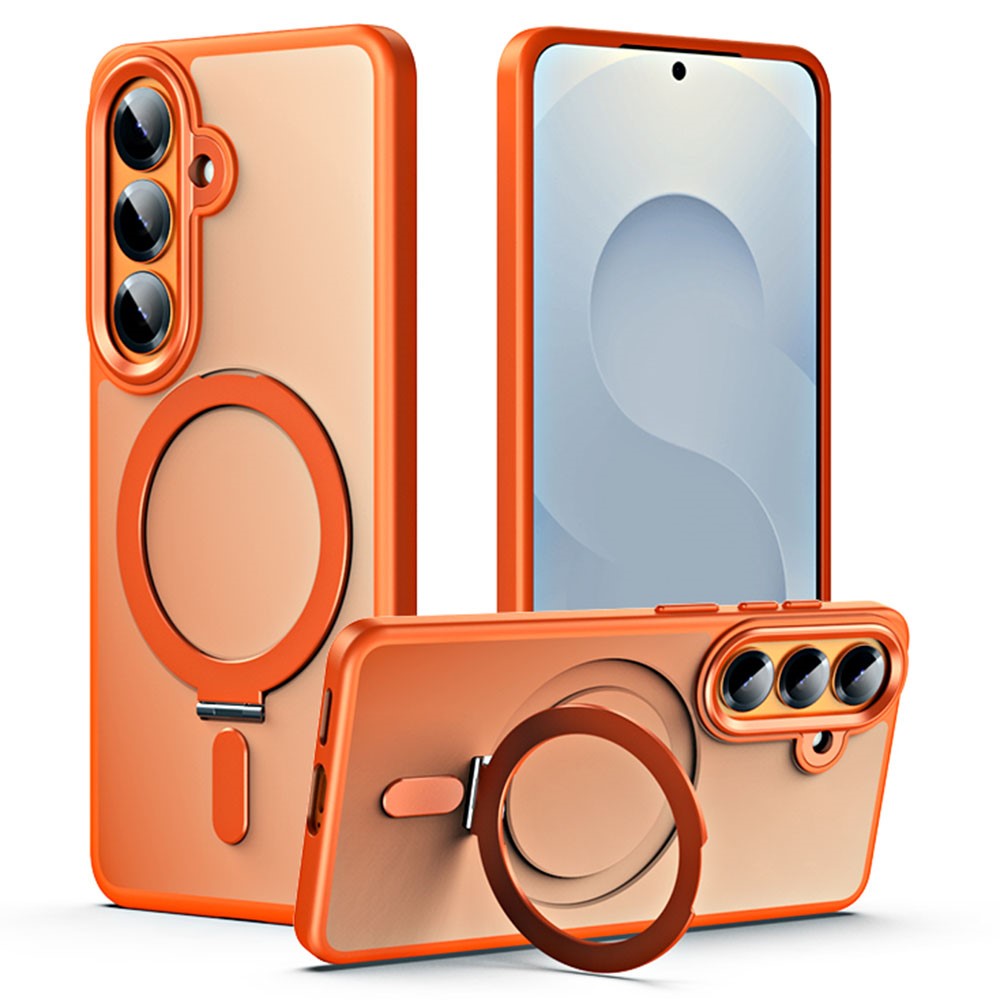For Samsung Galaxy S26+ Case TPU + Acrylic Hidden Magnetic Kickstand Phone Cover