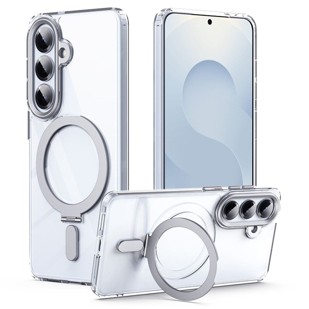 Samsung Galaxy S26+ Skal TPU + Akryl Dolt Magnetiskt Stativ Mobilskal