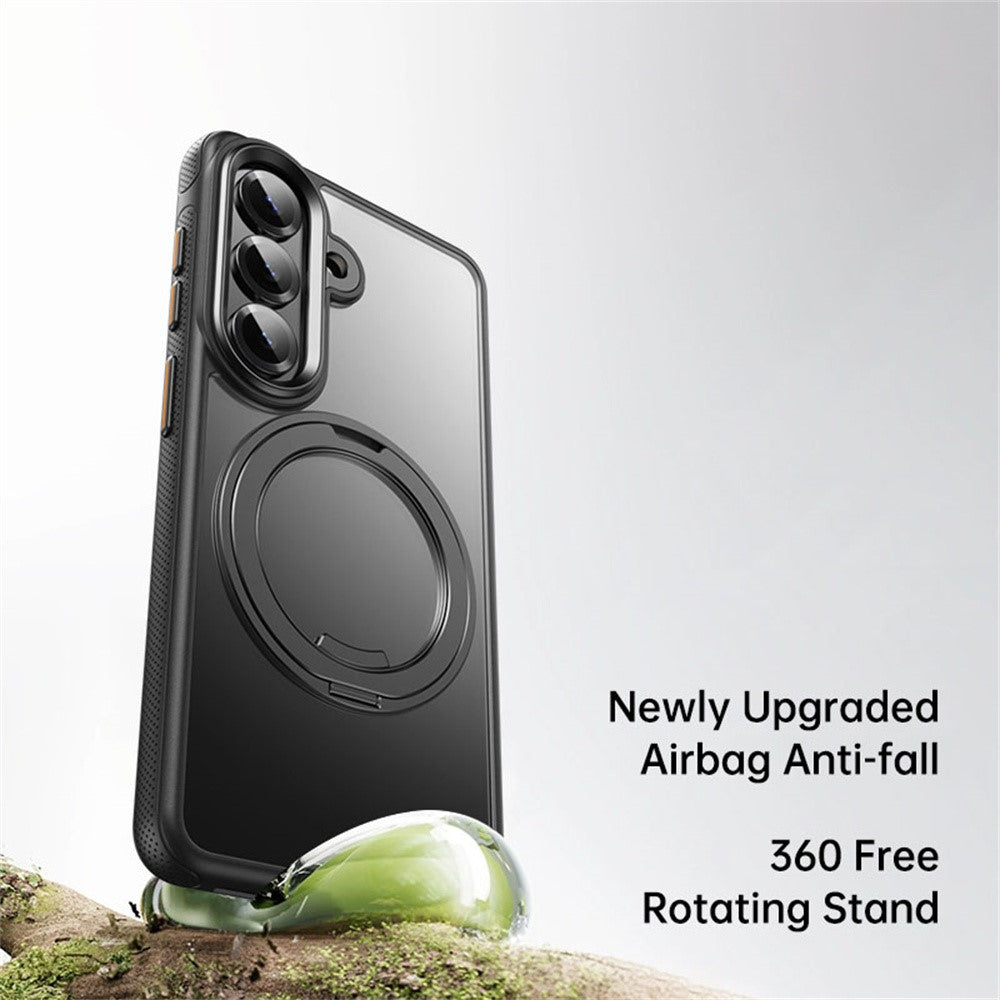 Magnetisk cover til Samsung Galaxy S26 med stativ og TPU-PC-bagside