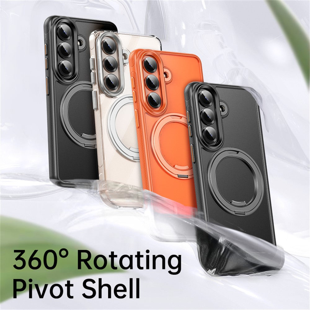 Magnetisk cover til Samsung Galaxy S26 med stativ og TPU-PC-bagside
