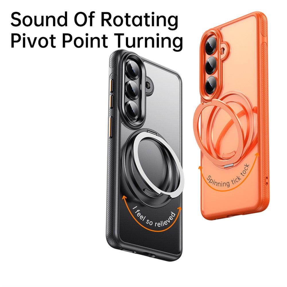 Magnetisk cover til Samsung Galaxy S26 med stativ og TPU-PC-bagside