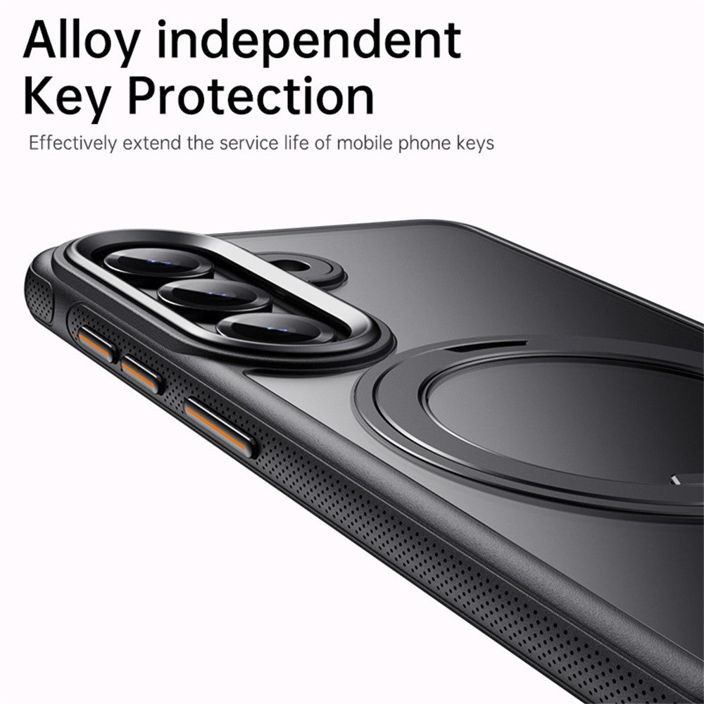 Magnetisk cover til Samsung Galaxy S26 med stativ og TPU-PC-bagside