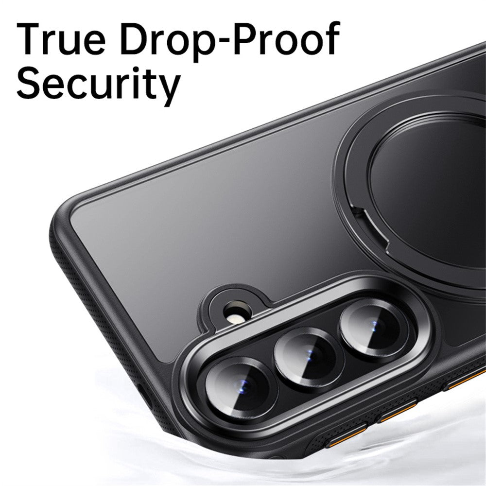 Magnetisk cover til Samsung Galaxy S26 med stativ og TPU-PC-bagside
