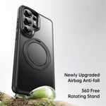 For Samsung Galaxy S26 Ultra Magnetic Case Kickstand TPU PC Phone Back Cover