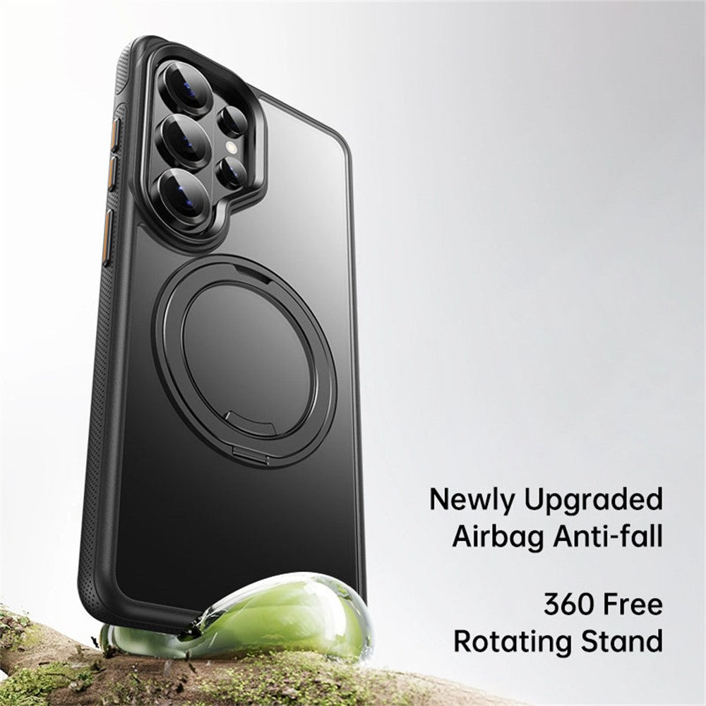 For Samsung Galaxy S26 Ultra Magnetic Case Kickstand TPU PC Phone Back Cover