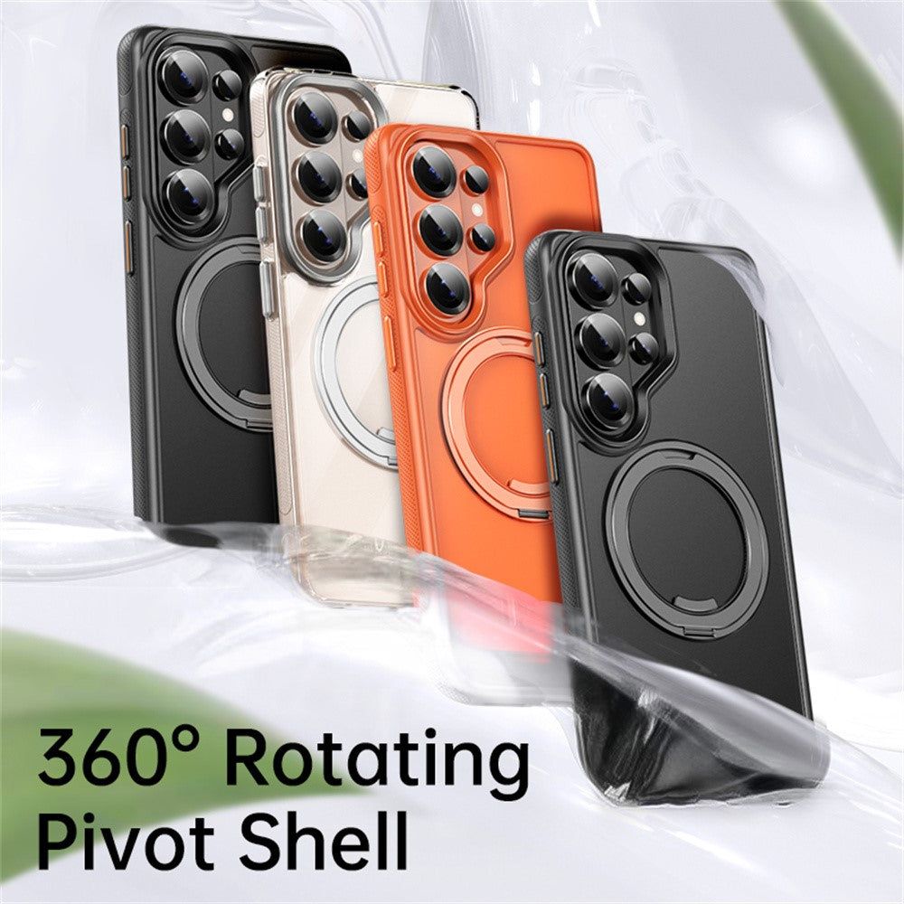 For Samsung Galaxy S26 Ultra Magnetic Case Kickstand TPU PC Phone Back Cover