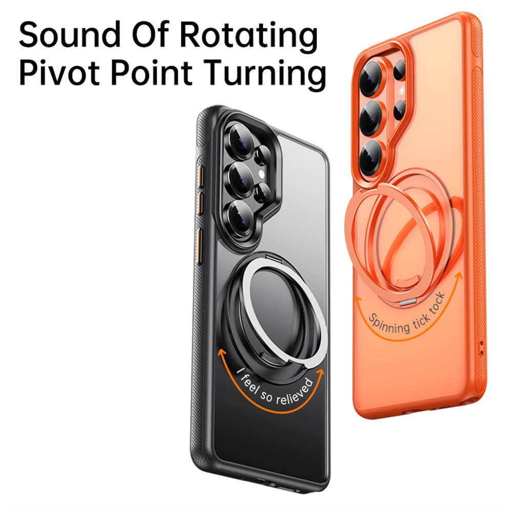 For Samsung Galaxy S26 Ultra Magnetic Case Kickstand TPU PC Phone Back Cover